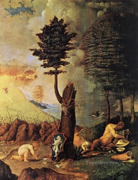 ロレンツォ・ロット Painting - アレゴリー・ルネッサンス ロレンツォ・ロット